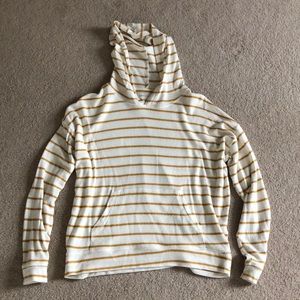 American Eagle Outfitters Hooded Long Sleeve Top